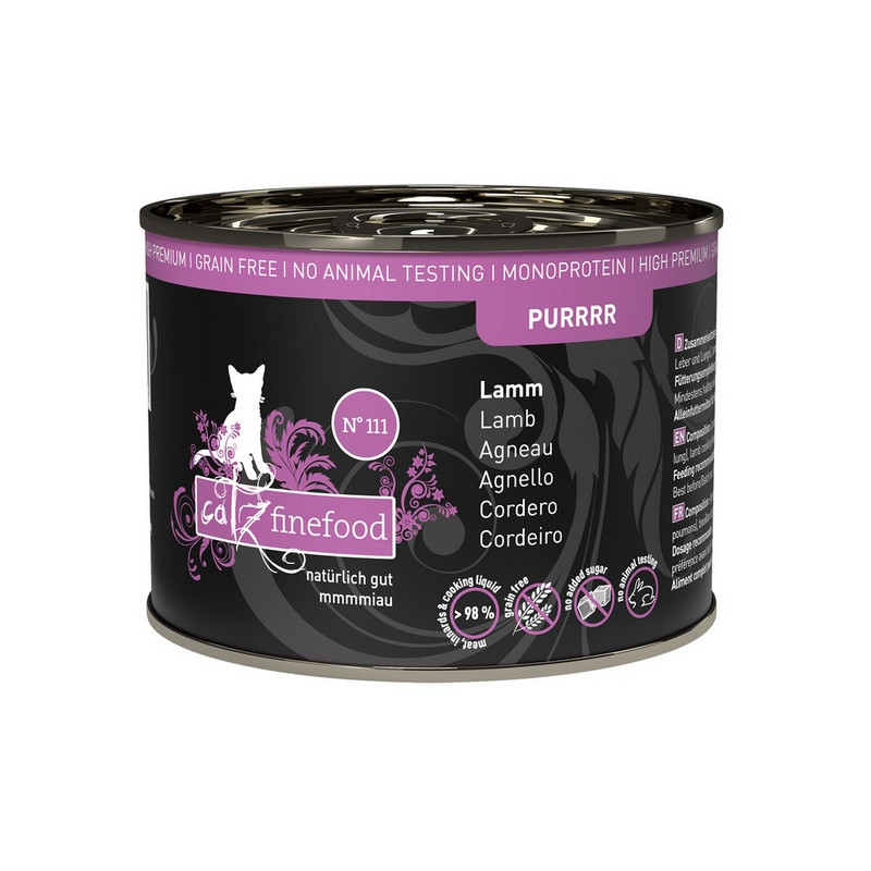 Catz Finefood Purrrr N.111 Jagnięcina puszka 200g