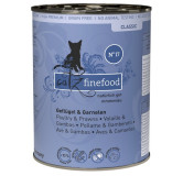 Catz Finefood Classic N.17 Drób i Krewetki puszka 400g