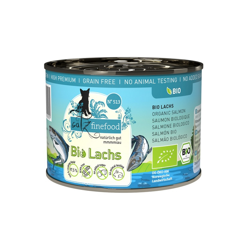 Catz Finefood Bio N.513 Łosoś puszka 200g