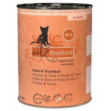 Catz Finefood Classic N.25 Kurczak i Tuńczyk puszka 400g