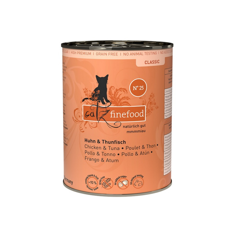 Catz Finefood Classic N.25 Kurczak i Tuńczyk puszka 400g