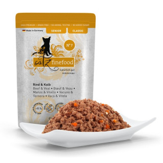 Catz Finefood Classic Senior N.07 Wołowina i cielęcina saszetka 85g