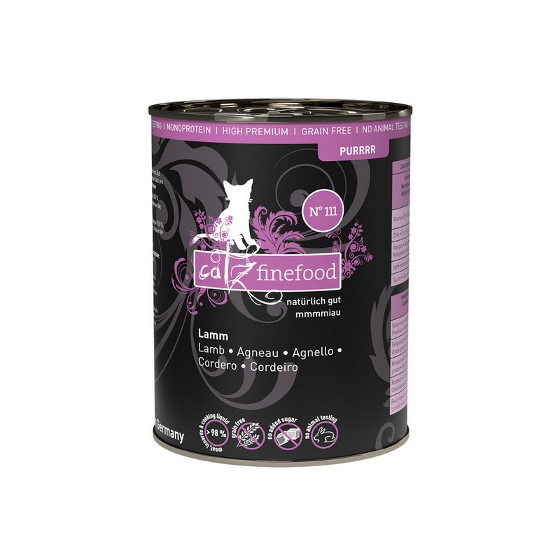 Catz Finefood Purrrr N.111 Jagnięcina puszka 400g