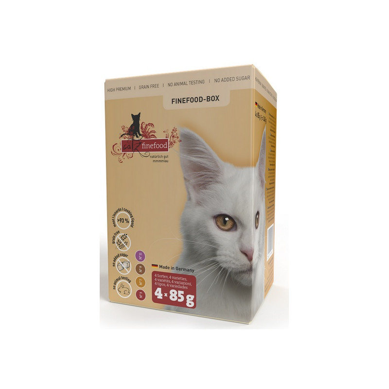 Catz Finefood Classic Finefood-Box I saszetki multipack N.3-11 4x85g