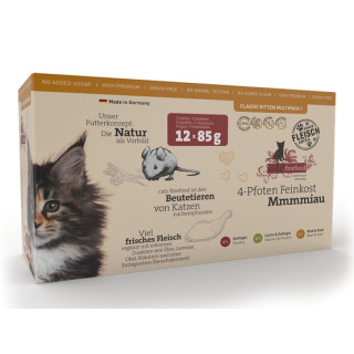 Catz Finefood Classic Kitten Multipack saszetki 12x85g