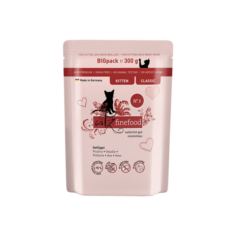 Catz Finefood Classic Kitten N.03 Drób saszetka 300g