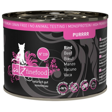 Catz Finefood Purrrr N.119 Wołowina puszka 200g