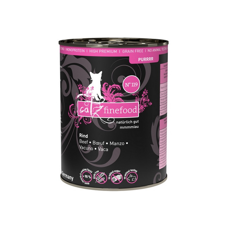 Catz Finefood Purrrr N.119 Wołowina puszka 400g