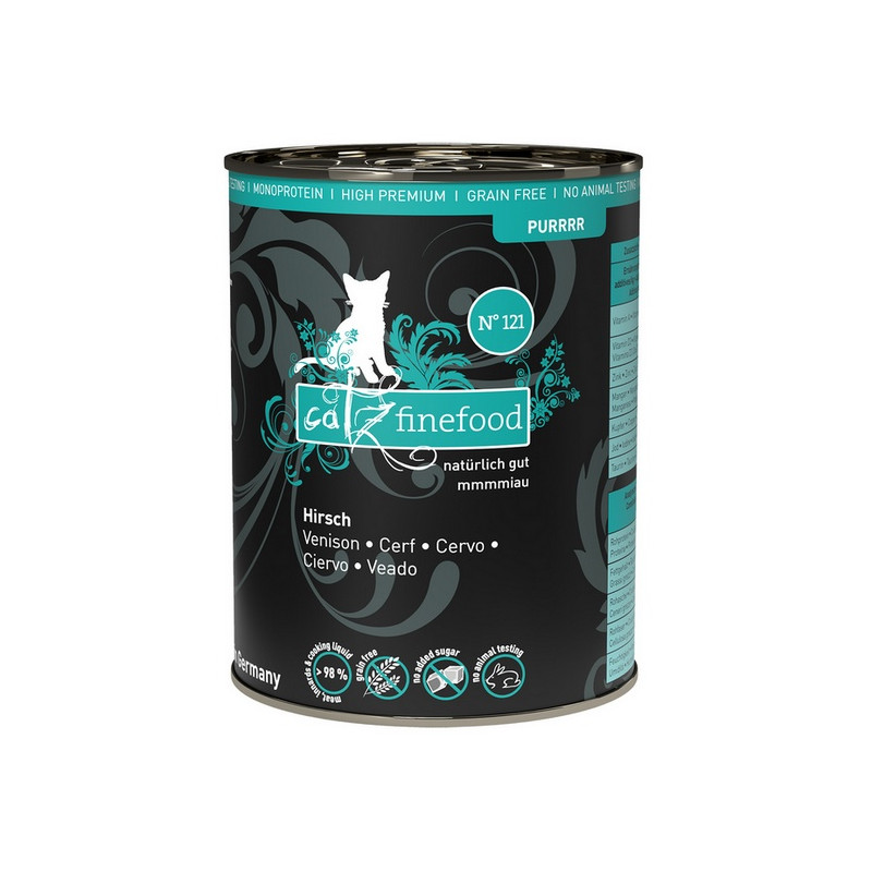 Catz Finefood Purrrr N.121 Jeleń puszka 400g