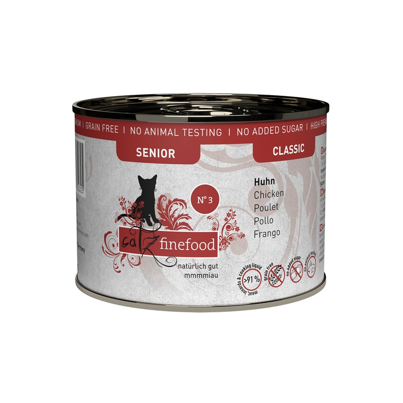 Catz Finefood Classic Senior N.03 Kurczak puszka 200g