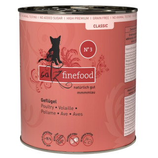 Catz Finefood Classic N.03 Drób puszka 800g