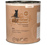 Catz Finefood Classic N.09 Dziczyzna puszka 800g