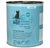 Catz Finefood Classic N.13 Śledź i Krewetki puszka 800g