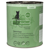 Catz Finefood Classic N.15 Kurczak i Bażant puszka 800g