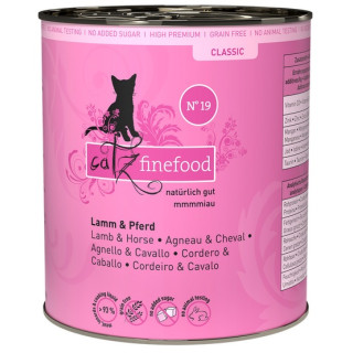 Catz Finefood Classic N.19 Jagnięcina i Konina puszka 800g