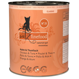 Catz Finefood Classic N.25 Kurczak i Tuńczyk puszka 800g