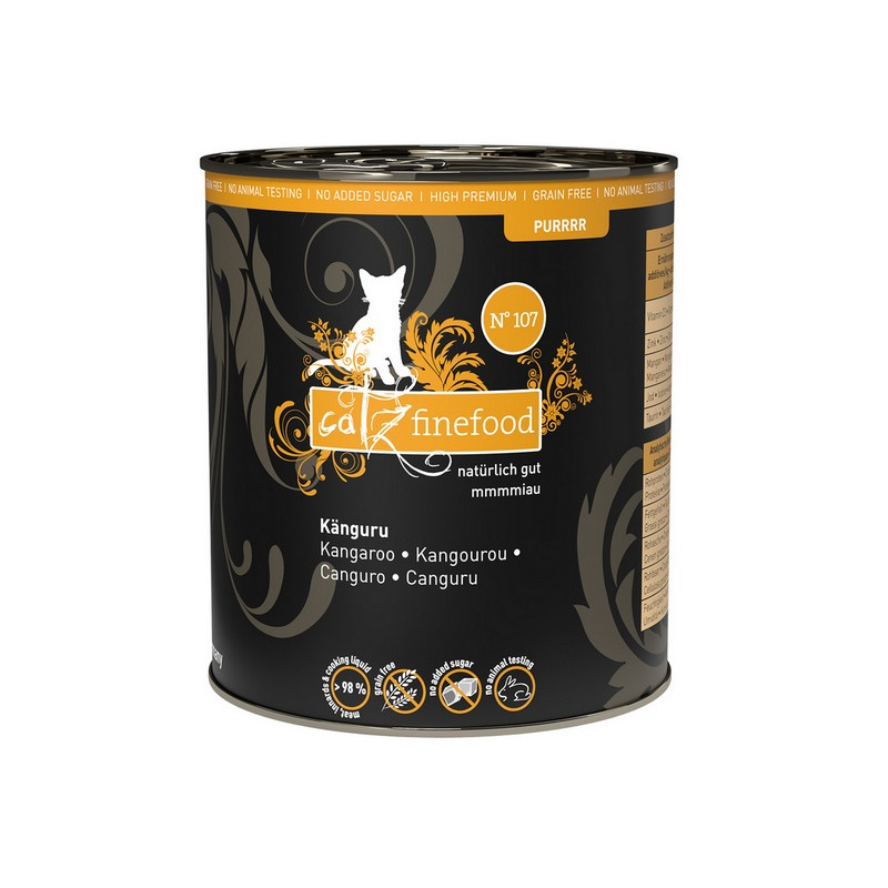 Catz Finefood Purrrr N.107 Kangur puszka 800g