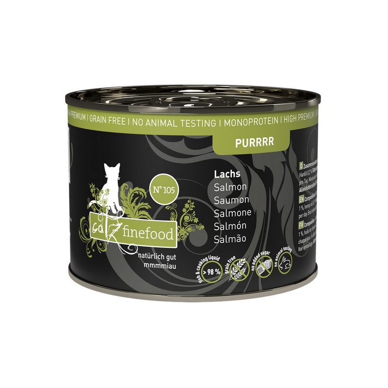 Catz Finefood Purrrr N.105 Łosoś puszka 190g