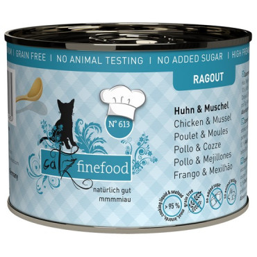 Catz Finefood Ragout N.613 Kurczak i Omułek puszka 190g