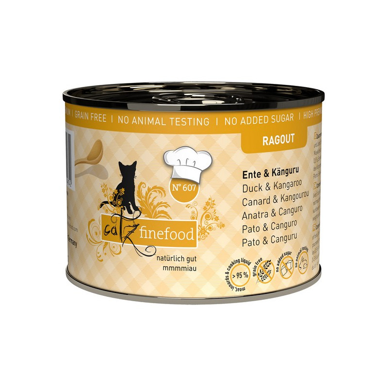 Catz Finefood Ragout N.607 Kaczka i Kangur puszka 190g