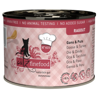 Catz Finefood Ragout N.603 Gęś i Indyk puszka 190g