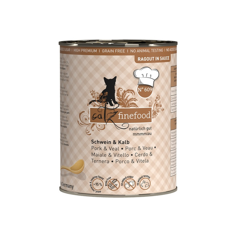 Catz Finefood Ragout N.609 Wieprzowina i Cielęcina puszka 380g