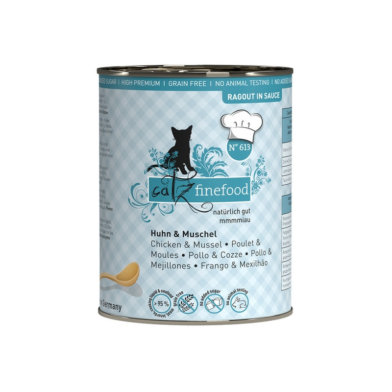 Catz Finefood Ragout N.613 Kurczak i Omułek puszka 380g