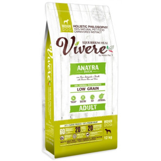 Vivere Dog Medium Adult Duck 12kg