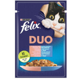 Felix Fantastic Duo sardynka/łosoś galaretka saszetka 85g