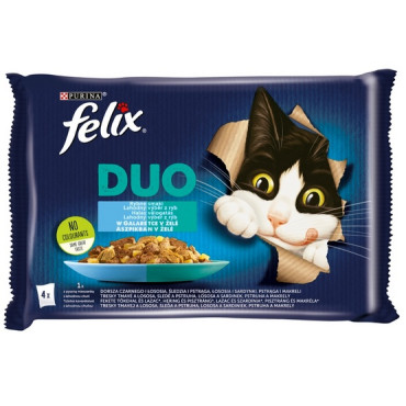 Felix Fantastic Duo Uczta Oceanu galaretka saszetki 4x85g