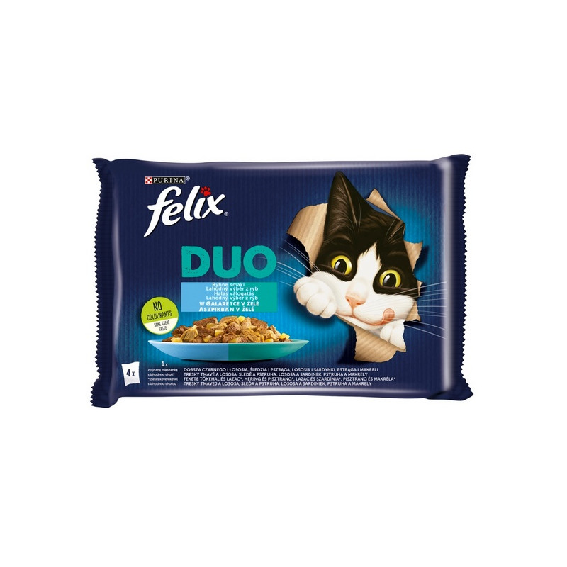 Felix Fantastic Duo Uczta Oceanu galaretka saszetki 4x85g