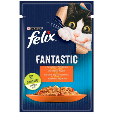 Felix Fantastic Kurczak z pomidorem w galaretce saszetka 85g