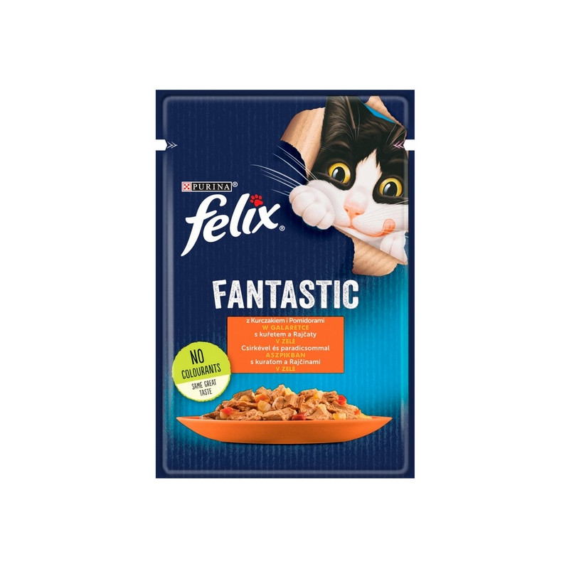 Felix Fantastic Kurczak z pomidorem w galaretce saszetka 85g