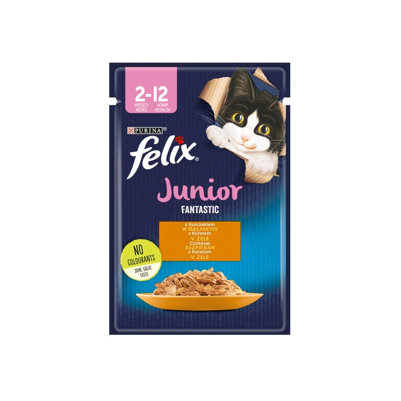 Felix Fantastic Junior Kurczak w galaretce saszetka 85g