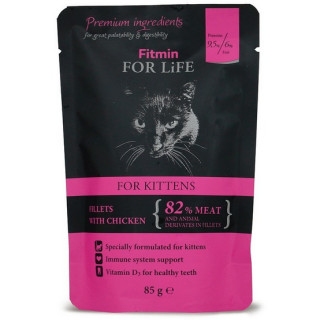 Fitmin Cat For Life Kitten Chicken saszetka 85g