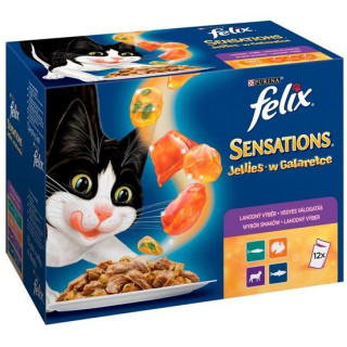 Felix Sensations Mix w galaretce saszetki 12x100g (10+2)