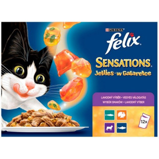 Felix Sensations Mix w galaretce saszetki 12x100g (10+2)