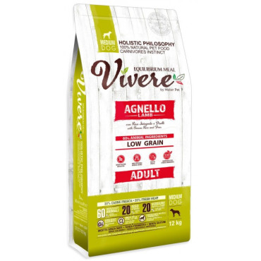 Vivere Dog Medium Adult Lamb 12kg