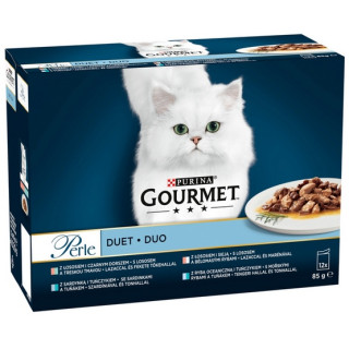 Gourmet Perle Duet Rybny saszetki 12x85g