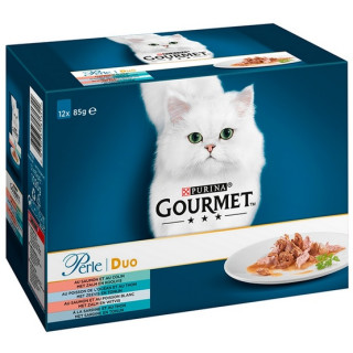 Gourmet Perle Duet Rybny saszetki 12x85g