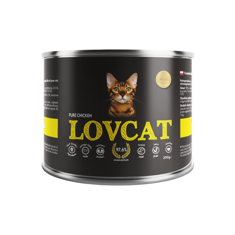 Lovcat Pure Chicken puszka 200g