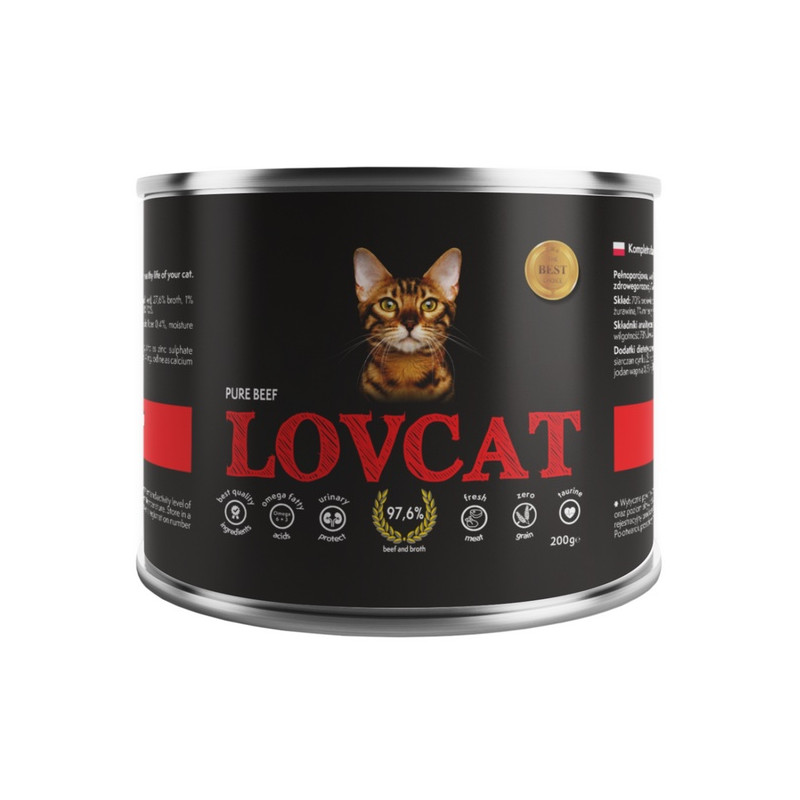 Lovcat Pure Beef puszka 200g