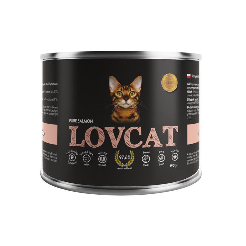 Lovcat Pure Salmon puszka 190g