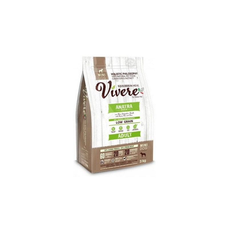 Vivere Dog Mini Adult Duck 3kg