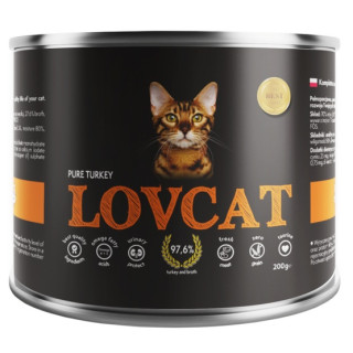 Lovcat Pure Turkey puszka 200g