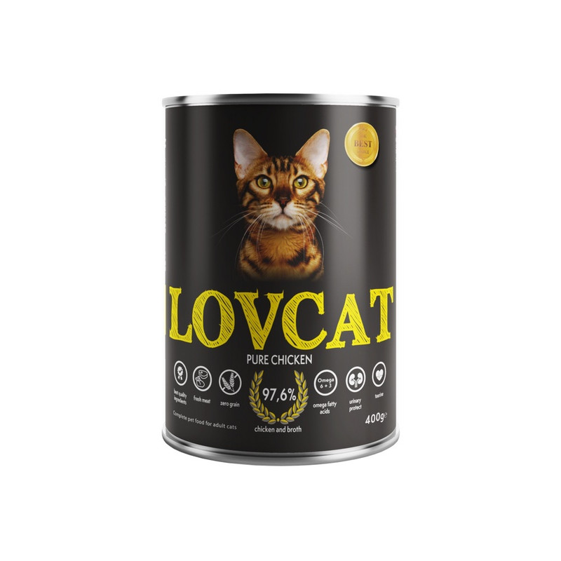 Lovcat Pure Chicken puszka 400g