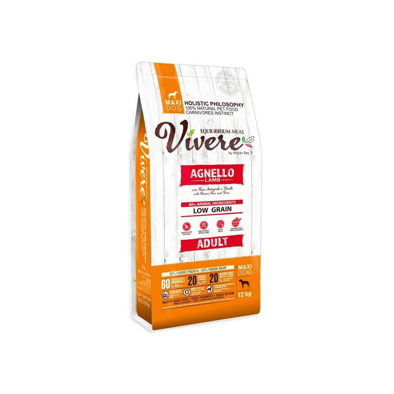 Vivere Dog Maxi Adult Lamb 12kg