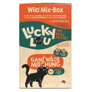 Lucky Lou Lifestage Adult Wild Mix-Box saszetki 6x125g