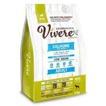 Vivere Dog Medium Adult Salmon 3kg