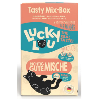 Lucky Lou Lifestage Adult Tasty Mix-Box saszetki 6x125g